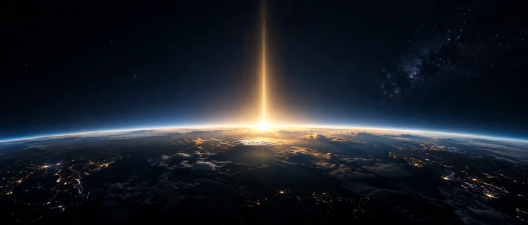 A planetary dawn illustrating a long-term horizon